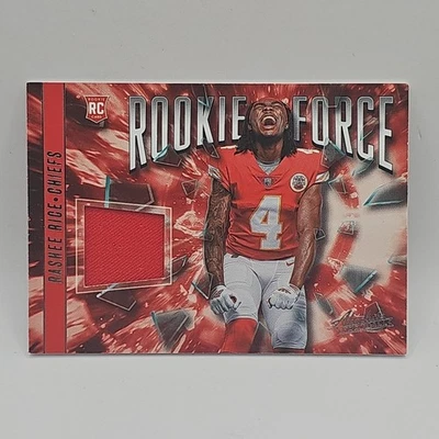 2023 Absolute Rookie Force Relic - Rashee Rice (RF-17) Kansas City Chiefs - Image 1 of 3