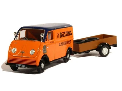 SCHUCO, DKW Schnellaster con rimorchio a 1 asse con carico di pneumatici, 1/4... - Immagine 1 di 2