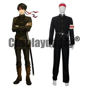 IN STOCK Ace Attorney Kazuma Asogi Cosplay Costume Imperial Yumei School Uniform - Picture 1 of 6