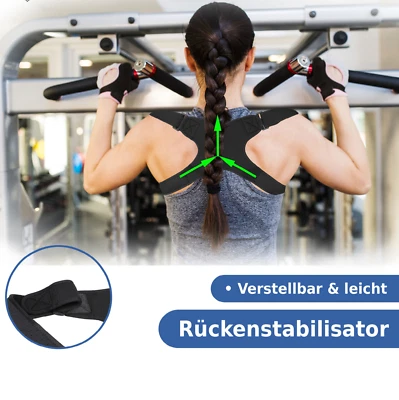 Rückenstabilisator zur Haltungskorrektur Rücken Halter Geradehalter Rückenhalter - Bild 1 von 4