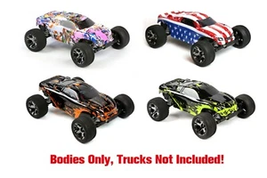 4pk Set Custom Body for Traxxas Rustler 2WD 1/10 Truck Car Shell Cover 1:10 - Picture 1 of 13