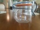 #1Vintage .5 Liter France Le Parfait Super Glass Canning Jar Wire Lid & Seal 4"