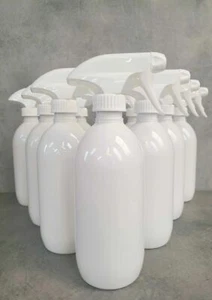 500ml Empty Plastic Trigger Bottle Car Cleaning Hand Spray White Pet ANY AMOUNT - Picture 1 of 1