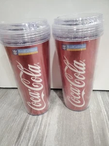 Royal Caribbean Coca-Cola Tumbler Set of 2 - Picture 1 of 6