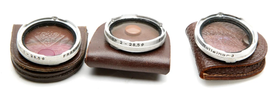 Original Rollei TLR  Rolleinars 1, 2 & 3 With Bay I For 3.5 Tessar & Yashica. - Image 1 of 1