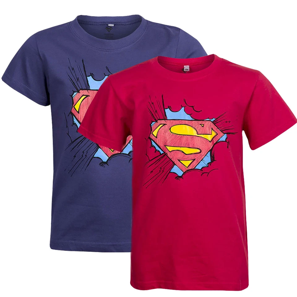 Boys Official Superman Top T-Shirt Age 3 to 12 Years 100% Cotton - Image 1 of 1