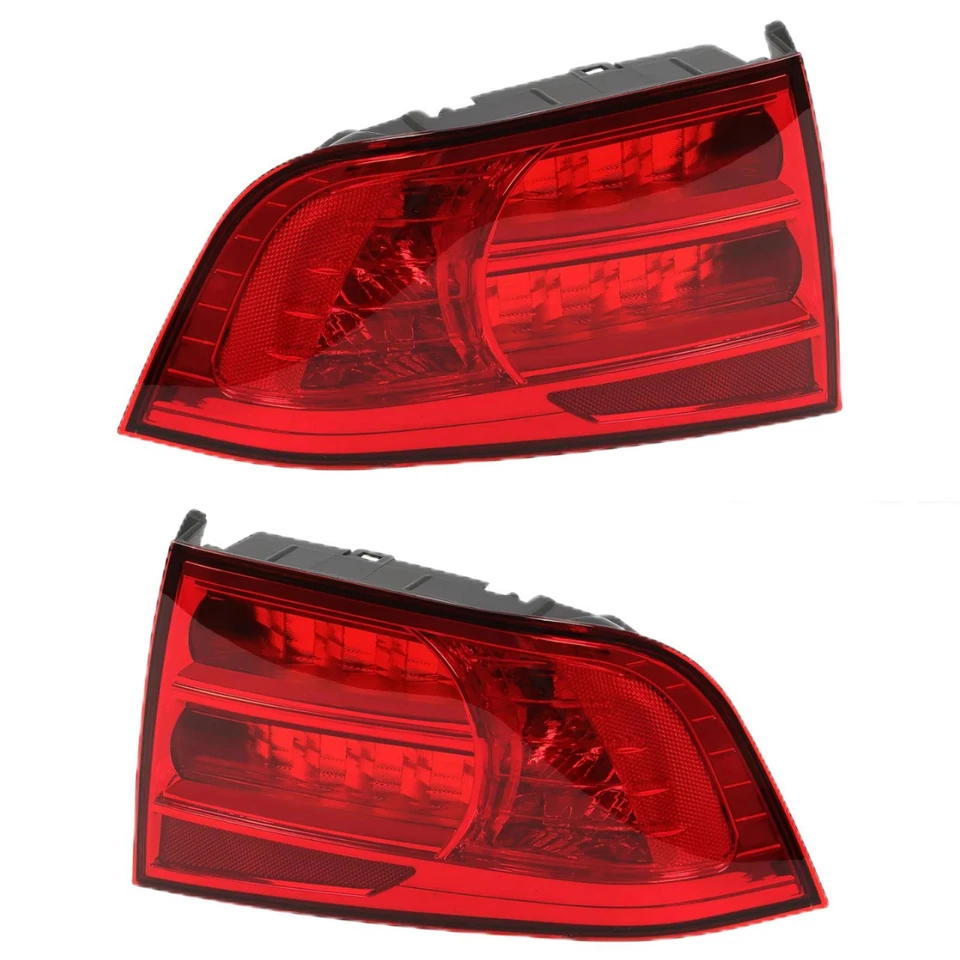 Left /Right Side Red Tail Light Brake Lamp W/Bulbs For Acura TL 2004-2008 - Image 1 of 1