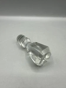 Tapón de jarra de botella de vidrio vintage tapa hexagonal repuesto 3,5" transparente - Imagen 1 de 8