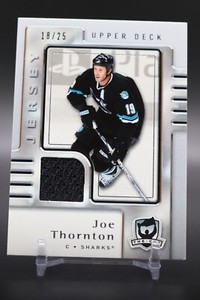 2006-07 Upper Deck The Cup Jersey #77 Joe Thornton 18/25 Sharks!!