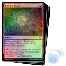 FOIL INTO THE NIGHT X4 Innistrad: Crimson Vow VOW Magic MTG MINT CARD