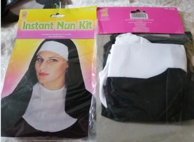 Venta al por mayor Lote de trabajo Kits de disfraces Monja Enfermera Diablo Criada y conejito + 7 x Sexy Monja Foto 1 de 4