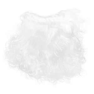 White Beard Santa Claus Beard Artificial Christmas Cosplay Supply Party Prop - Picture 1 of 12