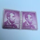 VERY RARE Abraham Lincoln 4 Cent Stamp US Postage (Lot Of 2) stamps unused.