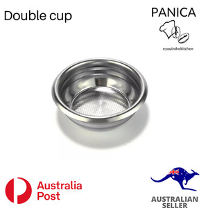 DOUBLE CUP FILTER BASKET 58mm Espresso Coffee Machine 16g Grind for Expobar, ECM