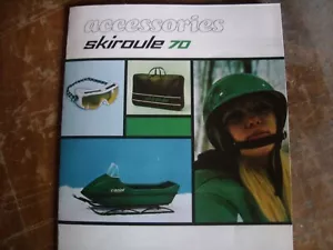 1970 Vintage SKIROULE Accessories Snowmobile Brochure - Picture 1 of 9