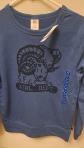 Boy's GAP Kids Blue Sweatshirt Size Youth Large 10/12 New - Picture 1 of 3