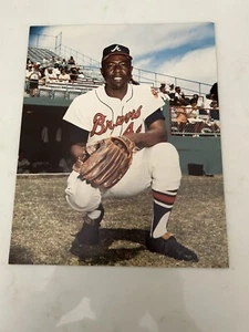 2 MLB  Milwaukee Braves  Hank Aaron Color 8 X 10 Photo Pics - Picture 1 of 2