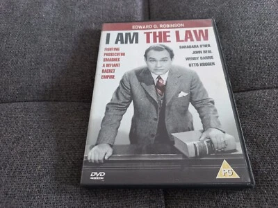 I Am The Law DVD Reg 2 in VGC Edward Robinson - Image 1 of 3