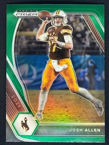 JOSH ALLEN 2021 Panini Prizm Draft Pick Green Prizm Parallel Base #4 | Bills - Picture 1 of 2