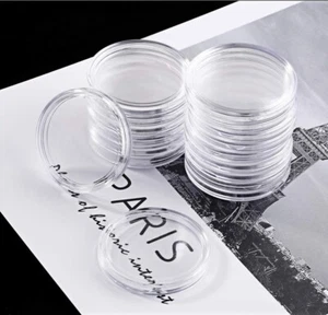 25x 40.6mm Clear Holder Case Capsule for American Silver Eagle 1Oz Coin B407 - Picture 1 of 5
