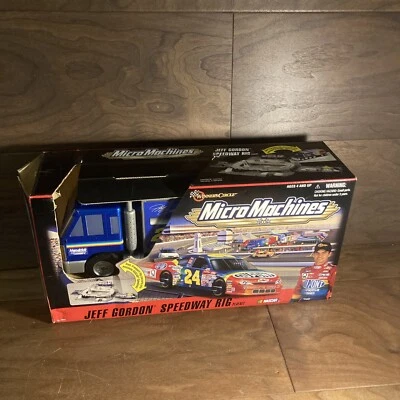 1999 Micro Machines Jeff Gordon #24 Speedway Rig Playset New  Open Box - Image 1 of 4