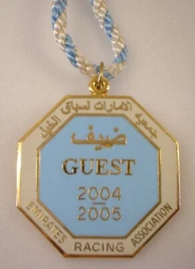 EMIRATES RACING ASSOCIATION Enamel Pin Badge GUEST 2004 2005 - Picture 1 of 1