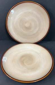 Plato de cena vintage Sango Nova marrón 4933, 10,5" ¡LEER DESCRIPCIÓN! - Imagen 1 de 9