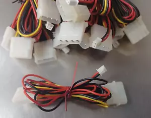 Cavo Molex 4 Pin Prolunga 9" con Treccia 12 Volt 20" - Foto 1 di 2