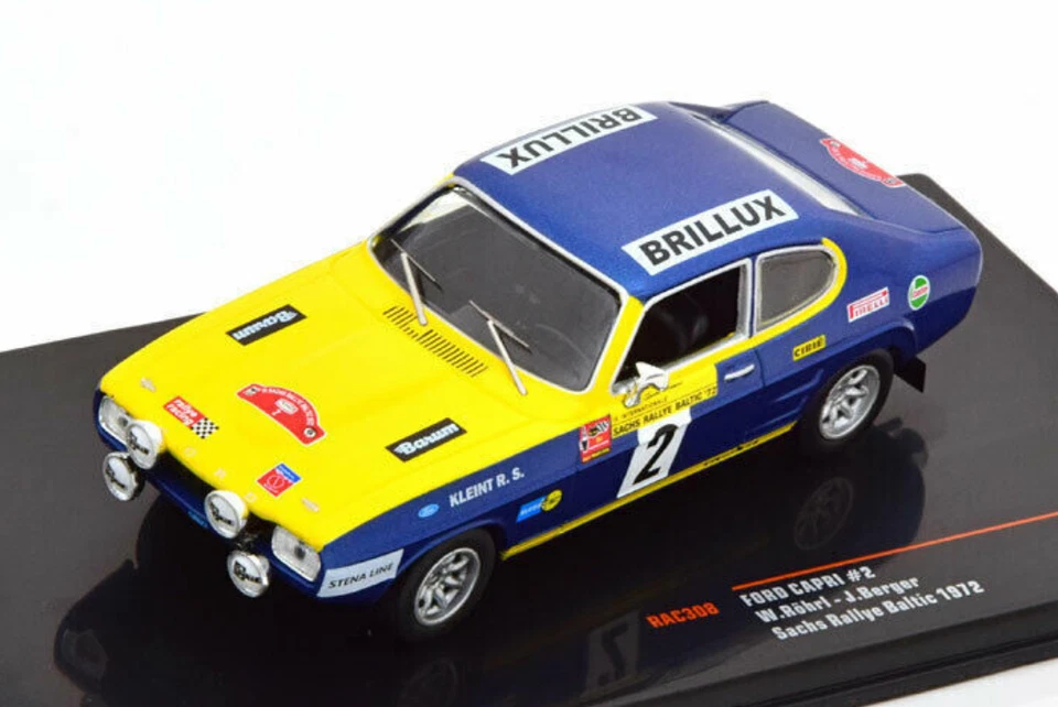 1/43 FORD CAPRI MK1 3000GT AVON TOUR OF GB 1973 CLARK MASON CORGI VANGUARD - Immagine 1 di 1