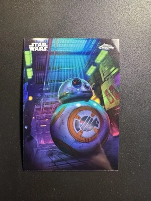2025 Topps Chrome Star Wars #KL-4 Kyber Light BB-8 [SSP] - Imagem 1 de 2