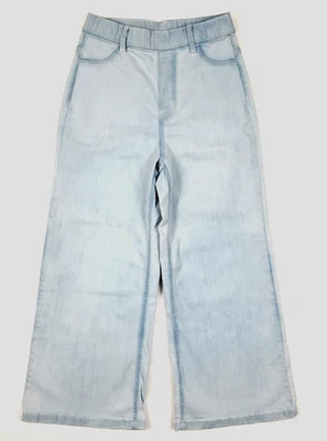 Ana & Ava Jeans Size M Wide Leg Blue Light Wash Elastic Waist Relaxed High Rise  - Image 1 of 4