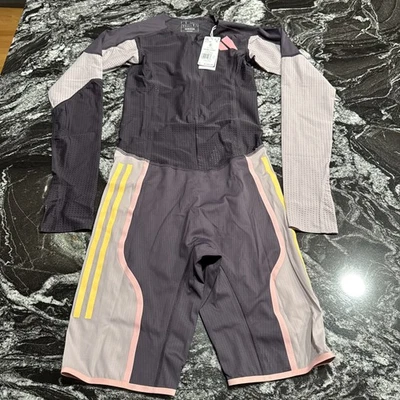 Men's Adidas Pro Elite Team Promo LS Speedsuit 2024 Purple IN1130 Size S NWT - Image 1 of 4