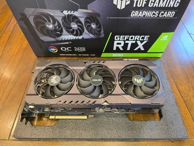 ASUS TUF Gaming GeForce RTX 3090 OC 24GB GDDR6X Graphics Card - Image 1 of 4