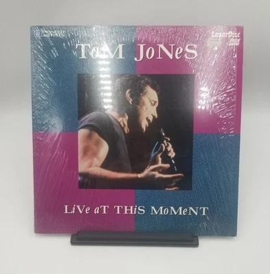 Tom Jones Live At This Moment Laserdisc Video 1989 Digital Sound - Free Shipping - Image 1 of 4
