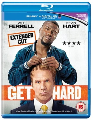 Get Hard: Extended Cut Blu-Ray (2015) Will Ferrell, Cohen (DIR) cert 15 - Image 1 of 2