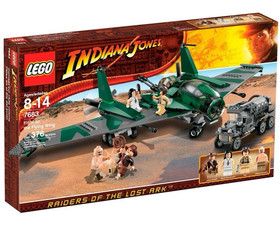 Lego Fight on the Flying Wing 7683 Indiana Jones Raiders of the Lost Ark Set