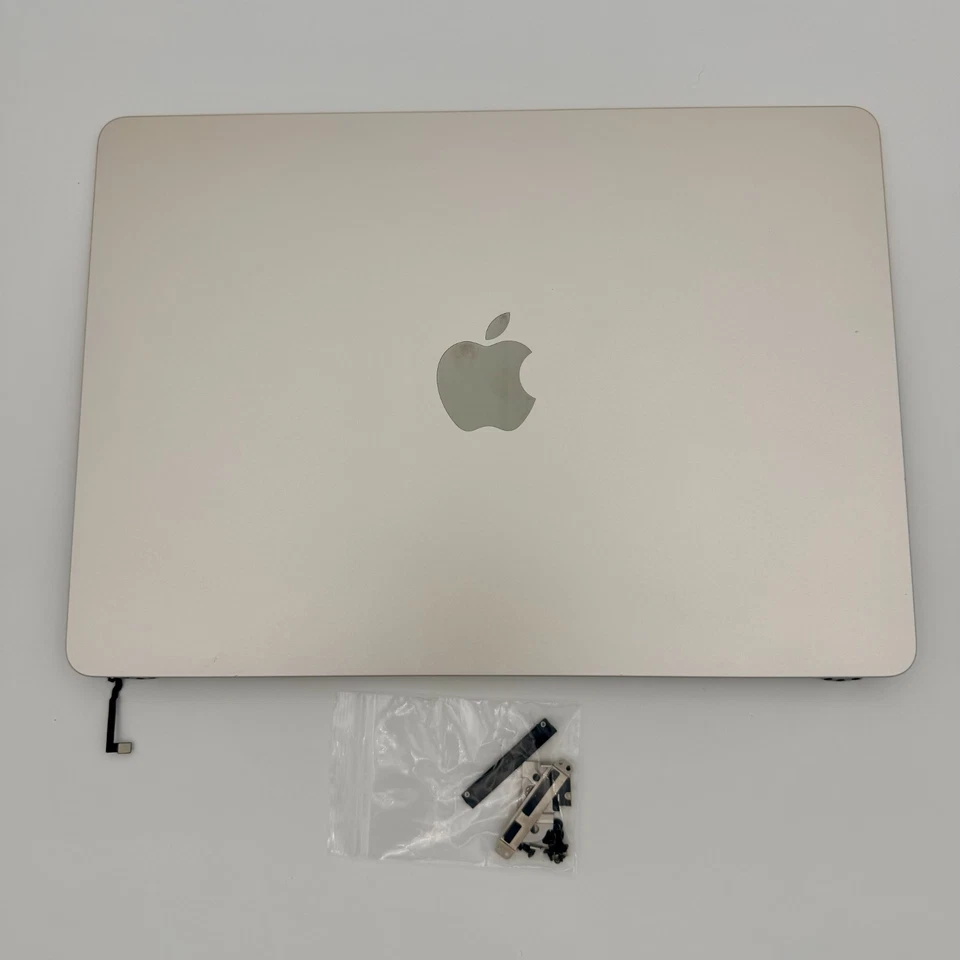Apple MacBook Air 13" M2 A2681 2022 conjunto de tela LCD luz das estrelas fabricante de equipamento original - Imagem 1 de 4