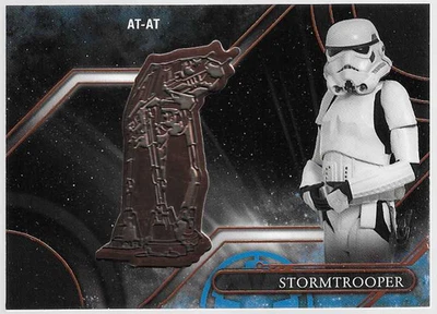 STORMTROOPER 2017 Topps Star Wars Galactic Files Return The Jedi Medallion AT-AT - Image 1 of 2