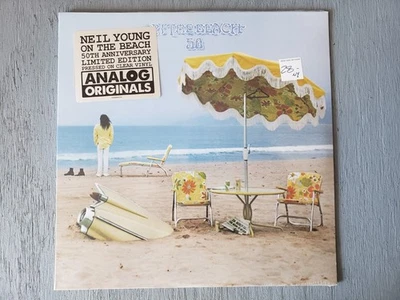 NEIL YOUNG On The Beach 50 2024 LP sealed CLEAR VINYL Record COUNTRY ROCK NEW Foto 1 de 2