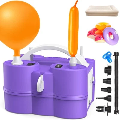 Bomba de aire eléctrica 3 en 1 para globos e inflables, inflado rápido Foto 1 de 4