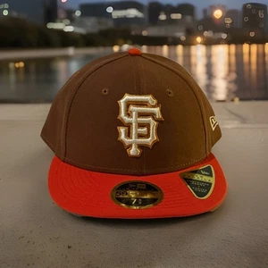 Größe 7 5/8 San Francisco Giants New Era 59Fifty flache Tiramisu eng anliegende Mütze - Bild 1 von 12
