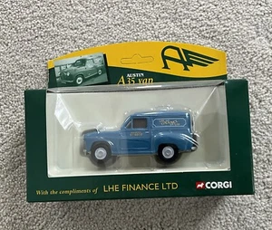 Corgi 1/43 Scale 67305 - Austin A35 Van LHE Finance "Nornan" - Blue - Picture 1 of 3