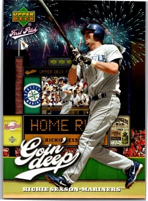 2006 Upper Deck First Pitch - Goin' Deep Richie Sexson #GD-30 Seattle Mariners - Image 1 of 2