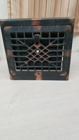 Antique metal floor grate wall grate heating vent register Cover