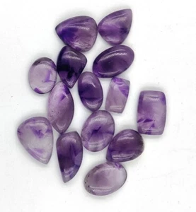 Amethyst Cabochon Lot - Natural Amethyst - Amethyst Loose Stone - Amethyst 71514 - Picture 1 of 11