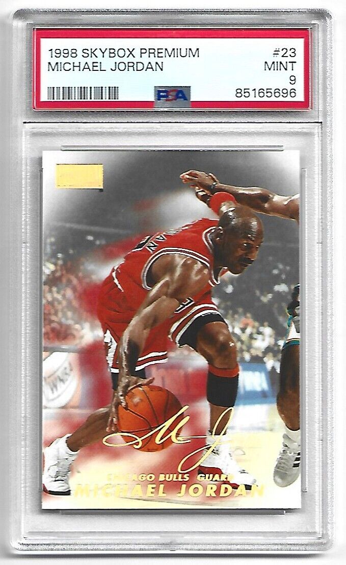 Michael Jordan 1998 Skybox Premium #23 PSA 9 Chicago Bulls