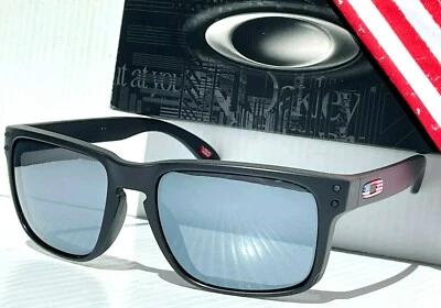 NEW Oakley RWB Holbrook USA Flag w POLARIZED Galaxy Chrome Iridium Sunglass 9102 - Image 1 of 4