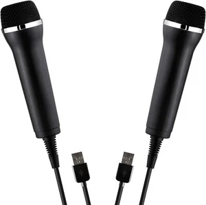 Lot Of 2 Microphones USB PLAYSTATION PS5 PS4 PS3 Xbox One Nintendo Wii Switch PC - Picture 1 of 8
