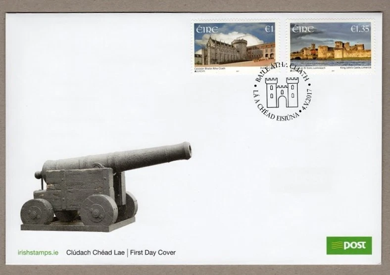 ireland 2017 Europa Cept architecture FDC - Image 1 of 1