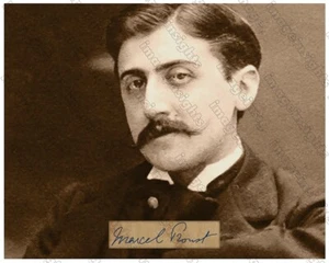 Marcel Proust gefeierter französischer Schriftsteller Schriftsteller 8x10 Foto Autogramm RP - Bild 1 von 1